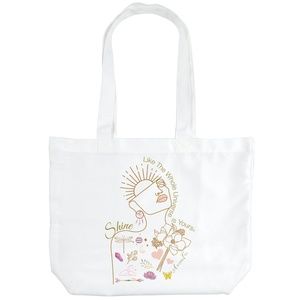 Shine Like The Whole Universe is Yours Tote Bag White